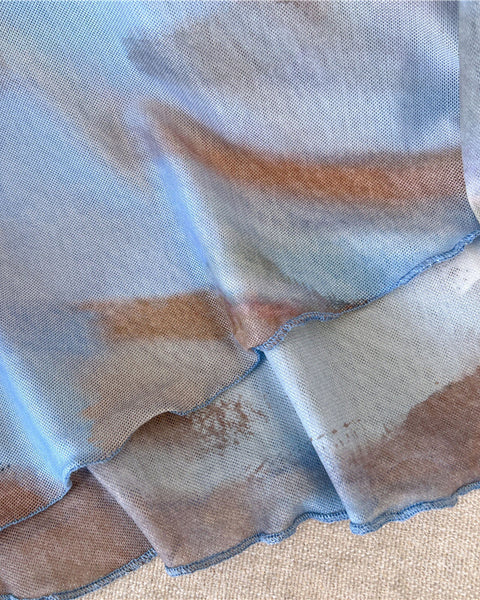 Tie-Dye İnce Güneş Yanığı Koruma T-Shirt