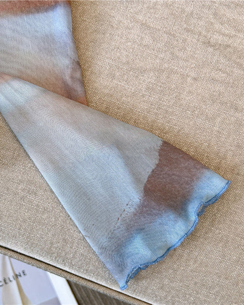 Tie-Dye İnce Güneş Yanığı Koruma T-Shirt