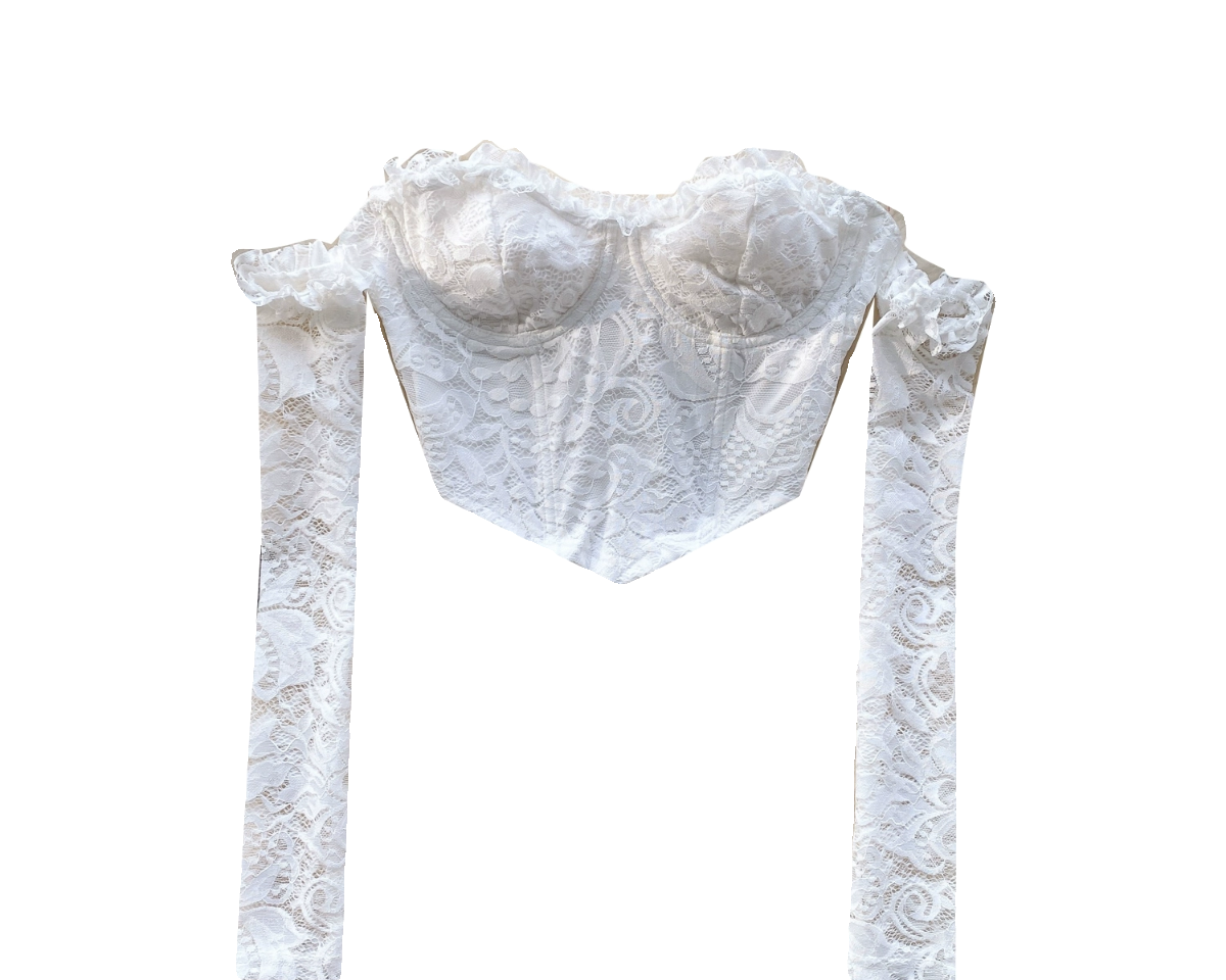 Fransız Tarzı Askısız Volanlı Üst