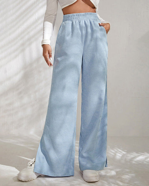 Aeri - Harika Kumaş Geniş Paça Pantolon