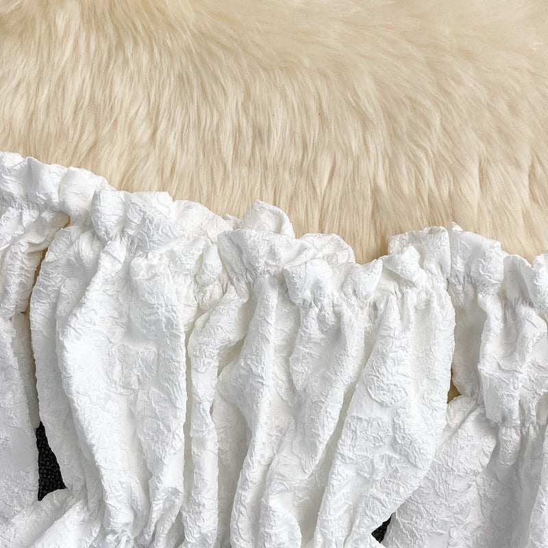 Askısız Uzun Kollu Jakarlı Gömlek