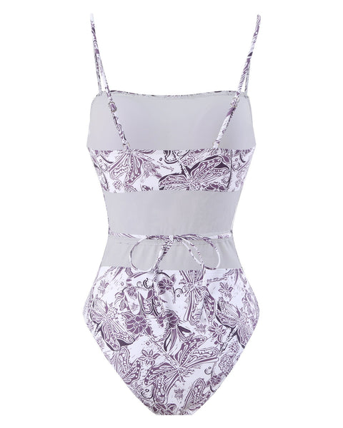 Çiçekli Mayo ve Dantel Detaylı Önlük Etek