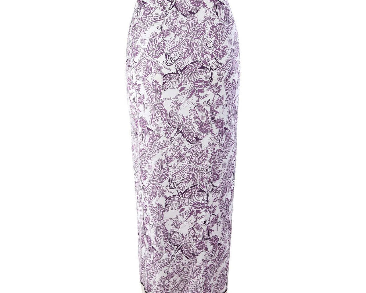 Çiçekli Mayo ve Dantel Detaylı Önlük Etek