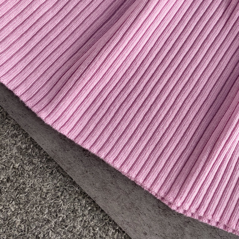 Kolsuz Çapraz Halter Triko Üst