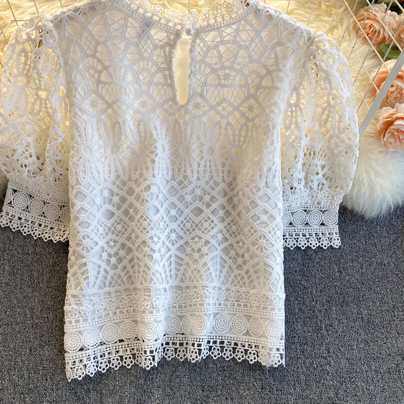 Boş Dantel File Üst