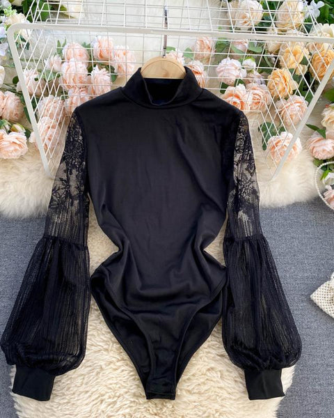 Dantel Fener Kolları Tulum