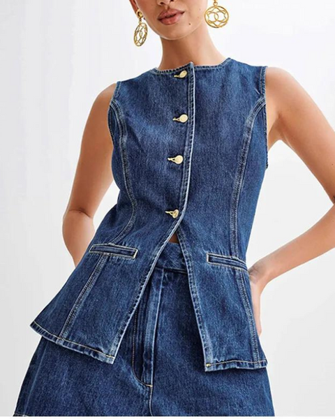 ALYSSA™ | 2 PARÇA DENİM TAKIMI