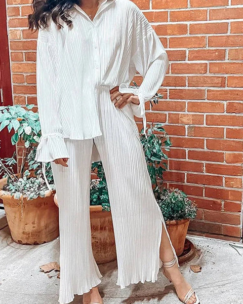 "Lavendeltraum" Seti | Pantolon + Gömlek