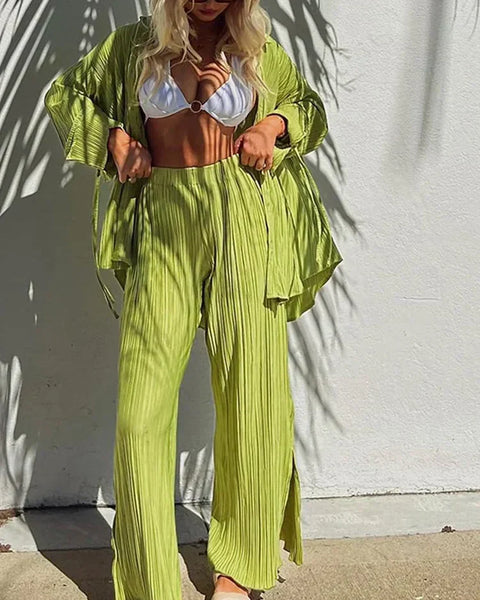 "Lavendeltraum" Seti | Pantolon + Gömlek