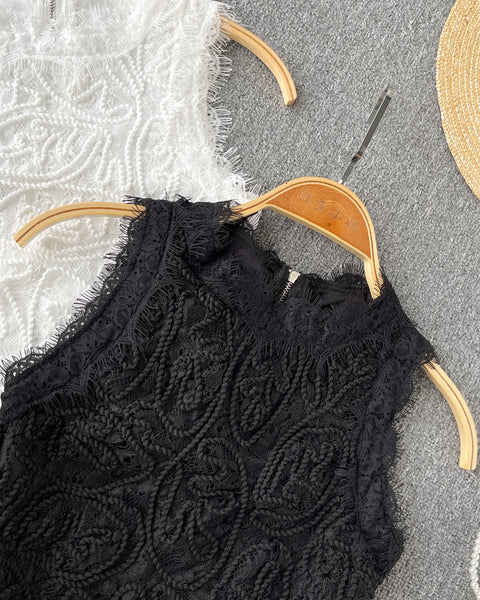 Fransız Vintage Dantel Yelek