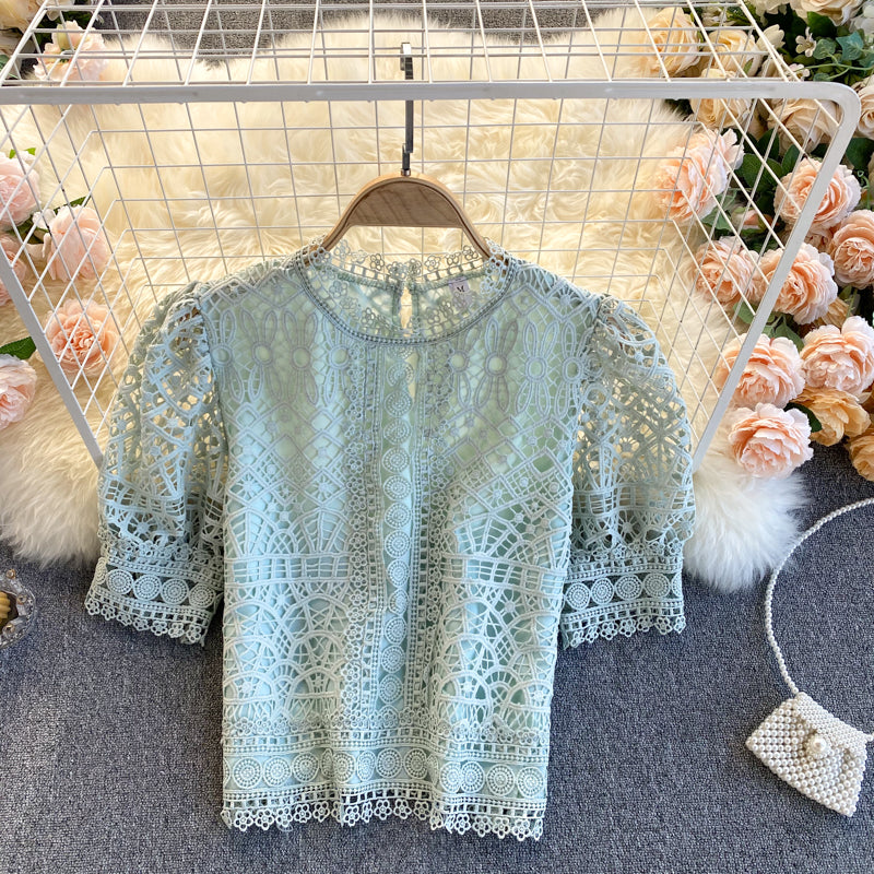 Boş Dantel File Üst