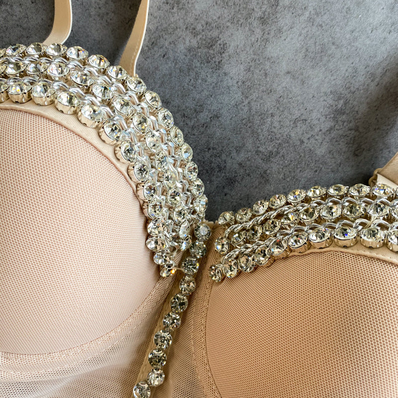 Boncuklu Diamante Yastıklı Toplama Korsesi