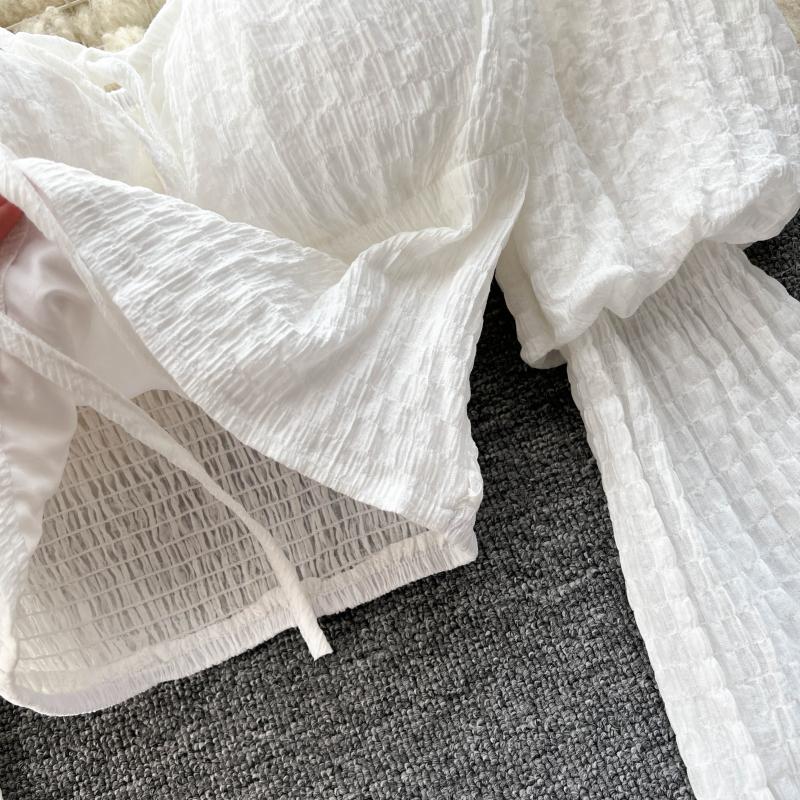 Niche Kare Yaka Puf Kol Bluz