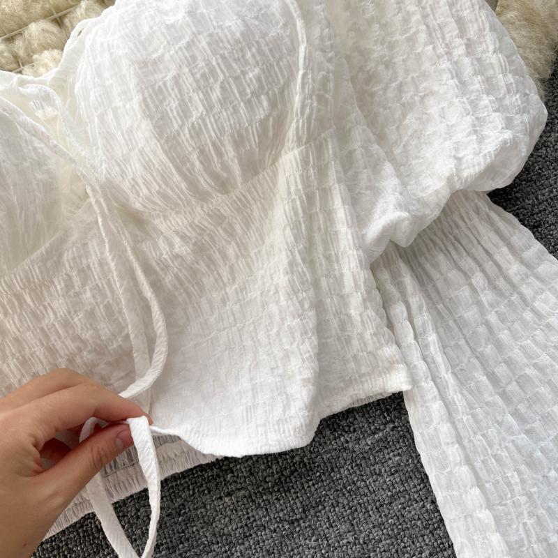 Niche Kare Yaka Puf Kol Bluz