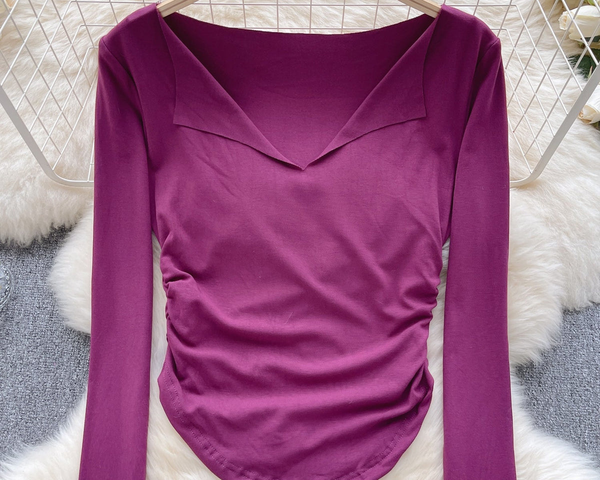 Basit Tasarım Yaka Slim Gömlek