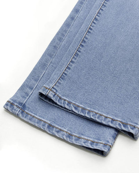 Chloey | Kadınlar için Düz Kesim Kot Pantolon