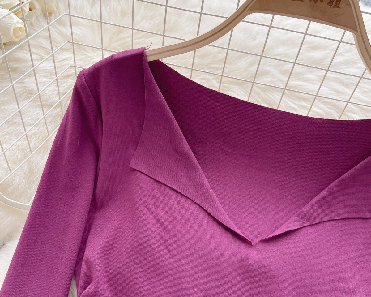 Basit Tasarım Yaka Slim Gömlek