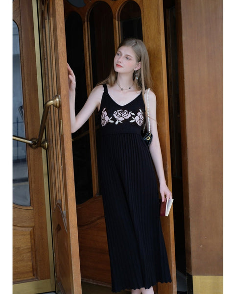 Dantel Üst ve Jakarlı Elbise 2 Parça