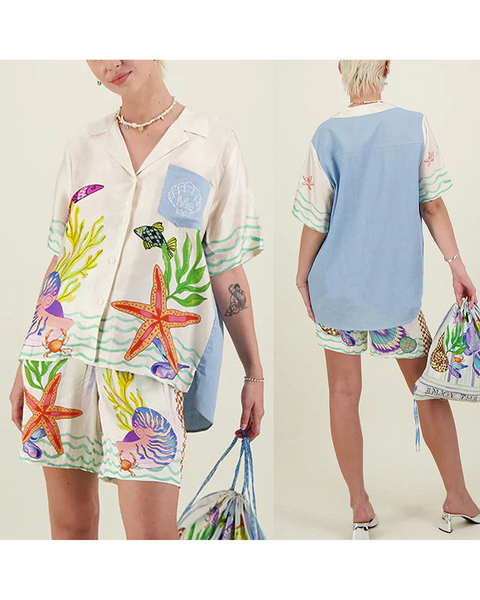 ARIEL™ | GÖMLEK VE ŞORT TAKIMI