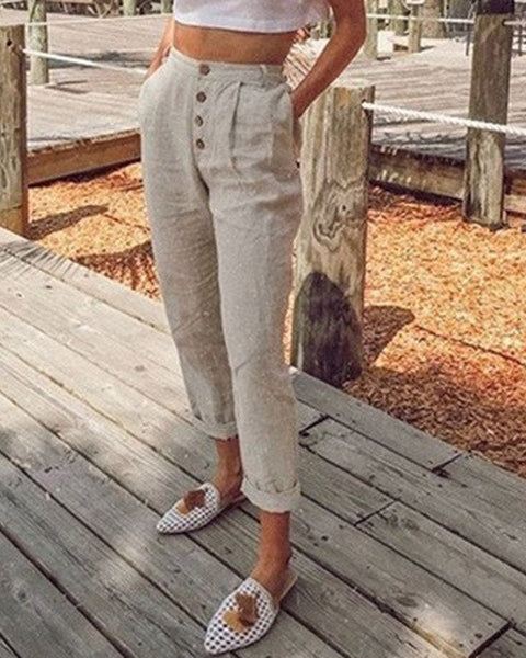 Bente - Sıcak Günler için Harika Keten Pantolon