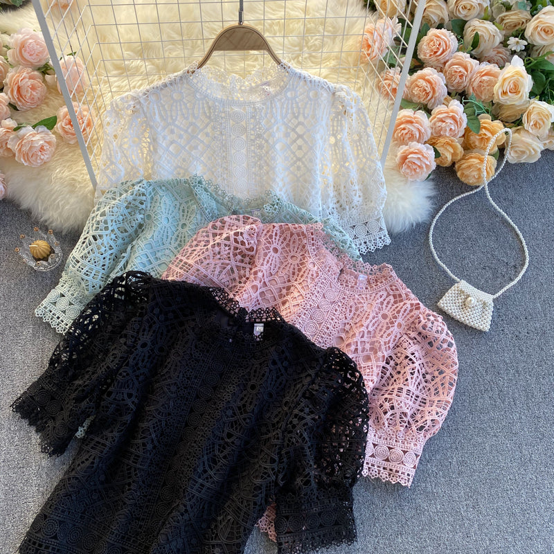 Boş Dantel File Üst