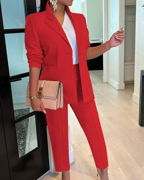 Celeste | Şık Blazer-Pantolon Takımı