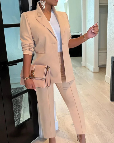 Celeste | Şık Blazer-Pantolon Takımı