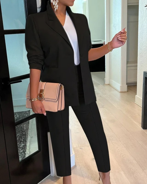 Celeste | Şık Blazer-Pantolon Takımı