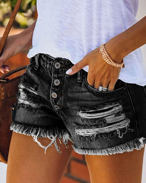 Amaya - Şık Denim Şort