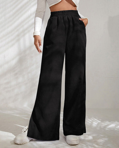 Aeri - Harika Kumaş Geniş Paça Pantolon