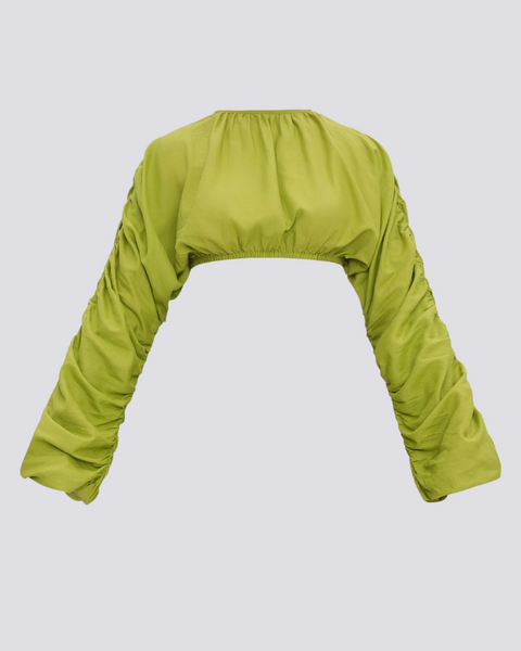 Adalicia Uzun Kollu Volan Etek Seti