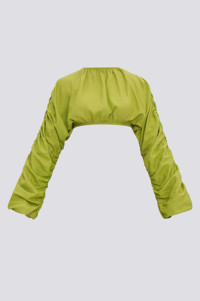 Adalicia Uzun Kollu Volan Etek Seti