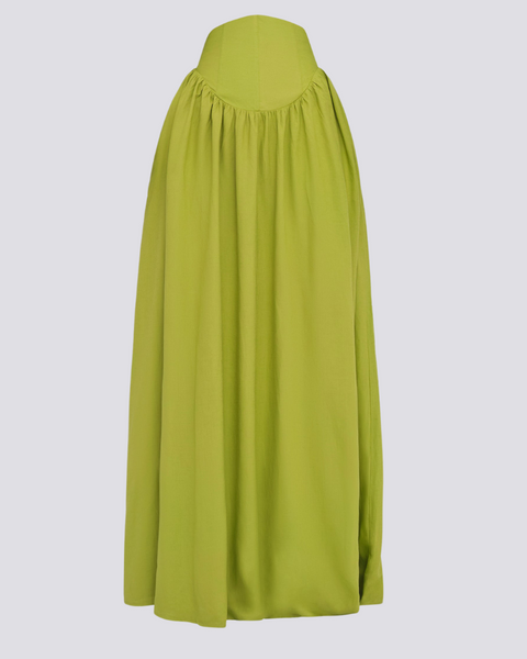 Adalicia Uzun Kollu Volan Etek Seti