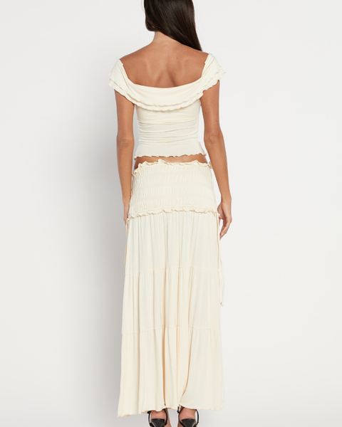 Amicie – V Yaka ve Twist Detaylı Etek Seti