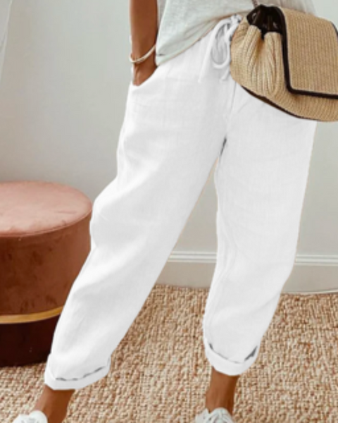 Beinta - Kadınlar için Geniş Keten Pantolon