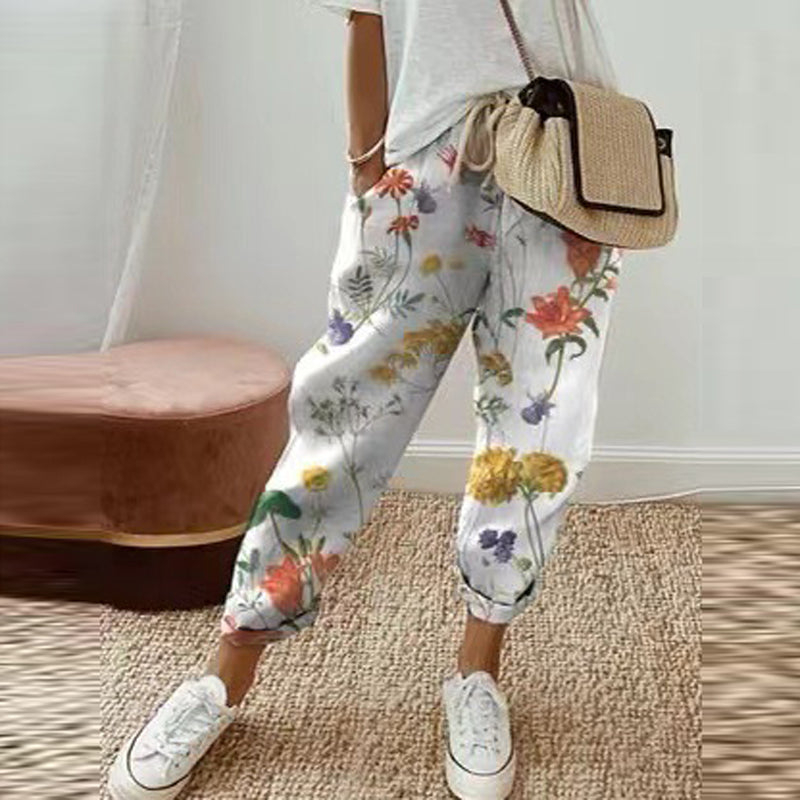 Beinta - Kadınlar için Geniş Keten Pantolon