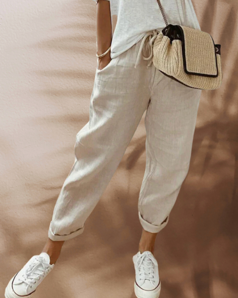 BIBI - Rahat ve şık Keten Pantolon