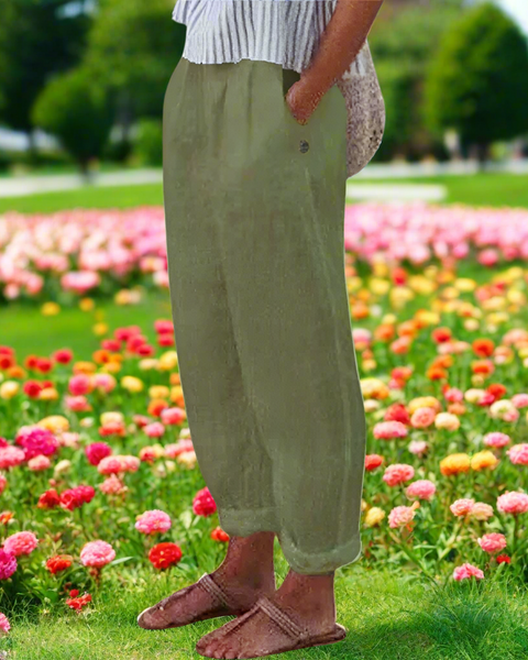 Bine - Kadınlar için Keten Pantolon