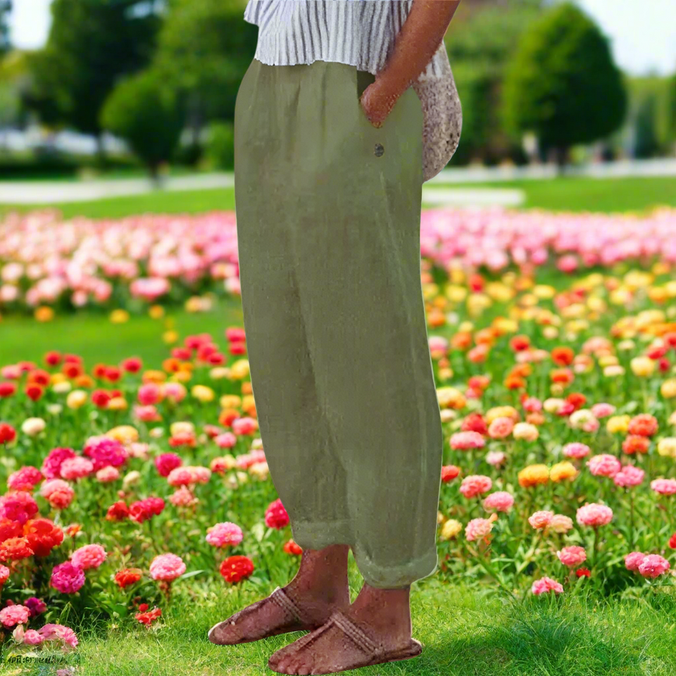 Bine - Kadınlar için Keten Pantolon