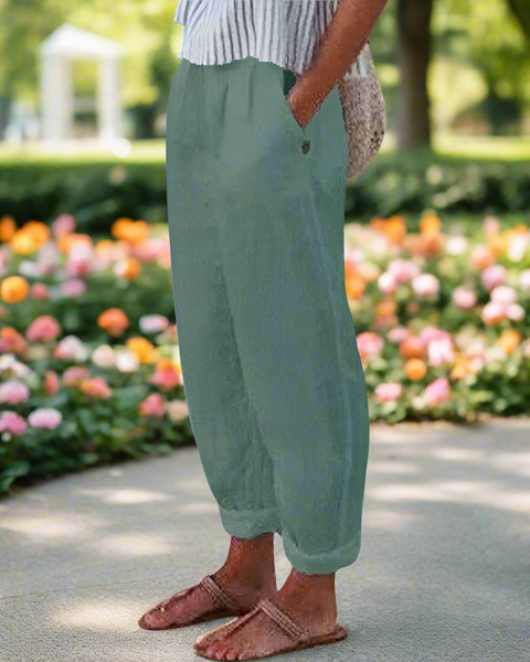 Bine - Kadınlar için Keten Pantolon
