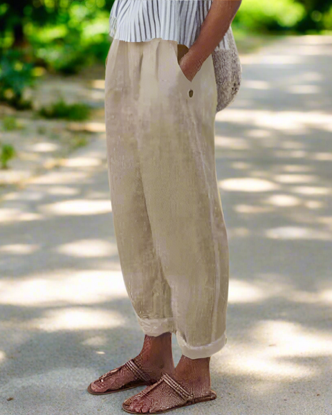 Bine - Kadınlar için Keten Pantolon