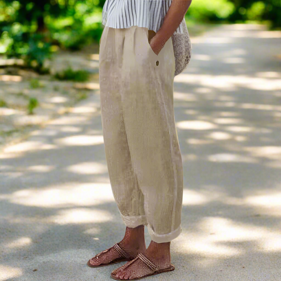Bine - Kadınlar için Keten Pantolon