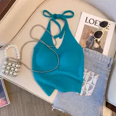 Bağcıklı Düz Renk Halter Atlet