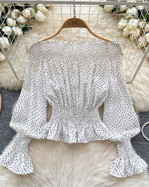 Tek Omuzlu Puantiye Elastik Üst