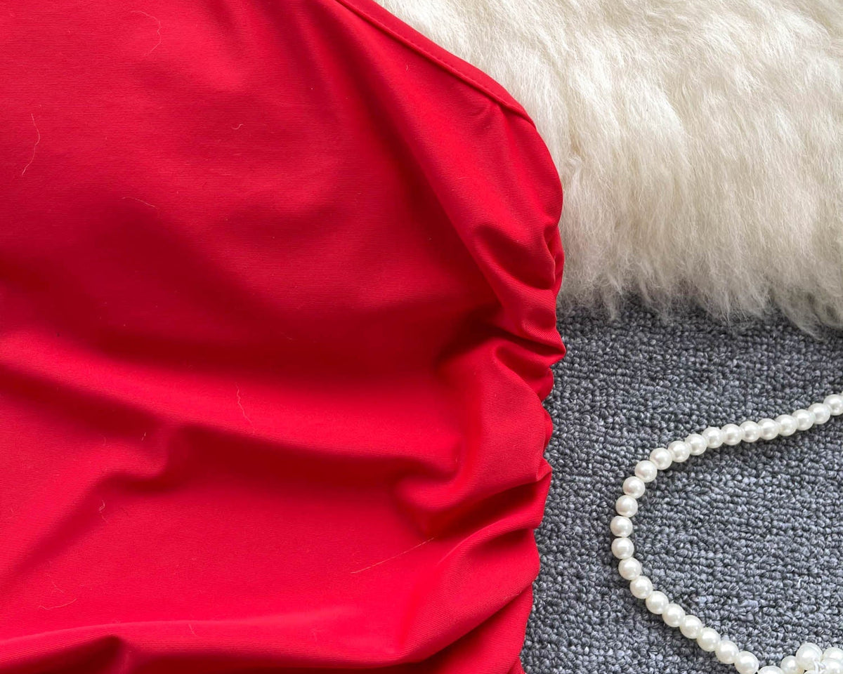 Tek Omuzlu Eğik Yaka Atlet