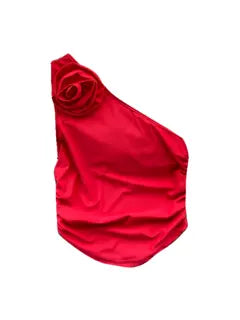 Tek Omuzlu Eğik Yaka Atlet