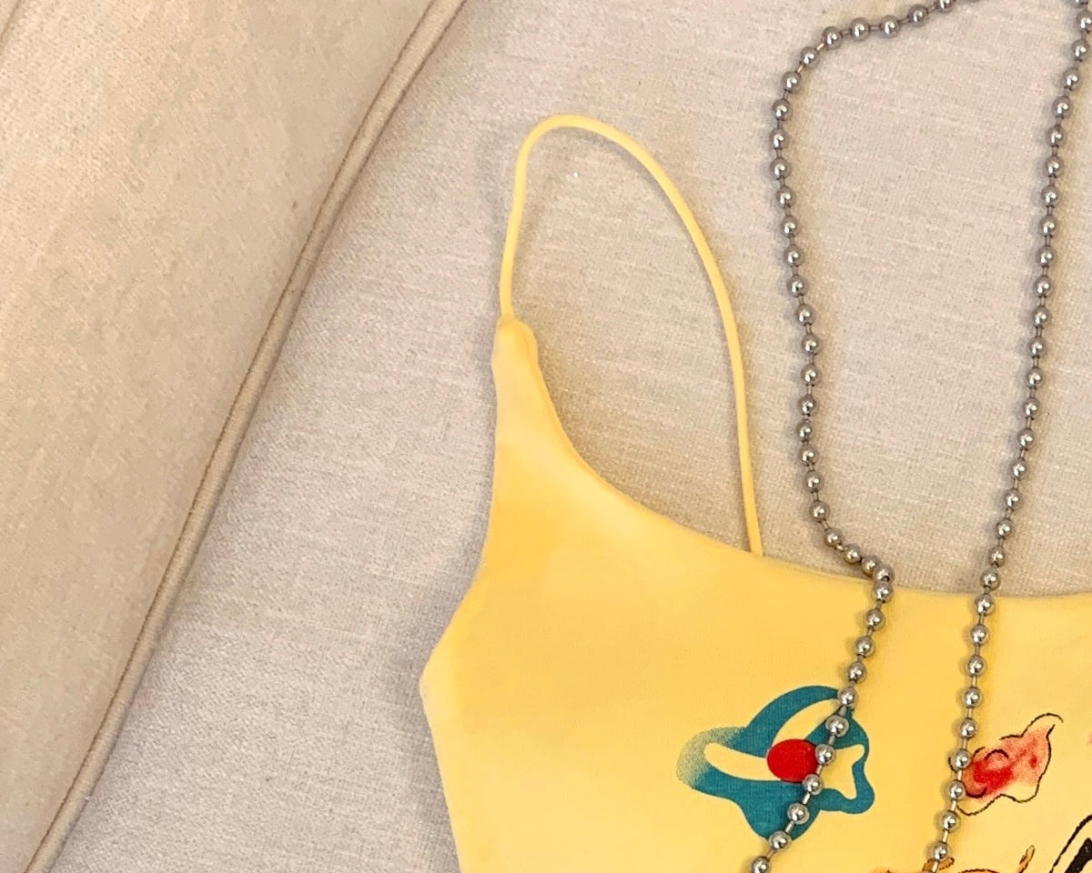 Amerikan Tarzı Karikatür Baskılı Atlet