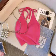 Bağcıklı Düz Renk Halter Atlet