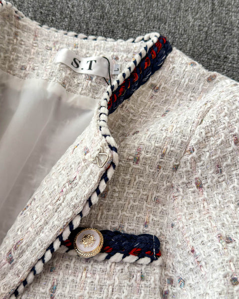 Çok Cepli Tweed Üst