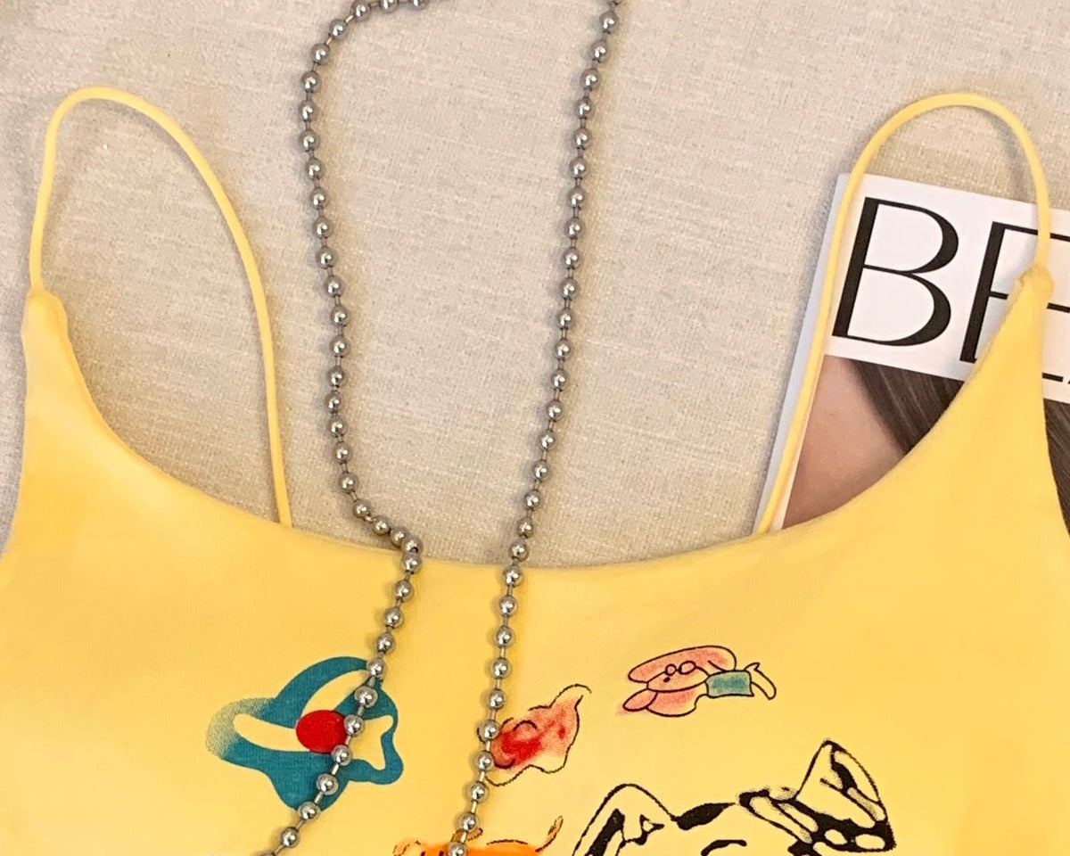 Amerikan Tarzı Karikatür Baskılı Atlet